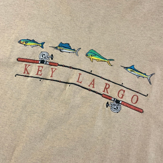 USA製 90年代 KEY LARGO フィッシング 魚Tシャツ メンズXL | Vintage.City