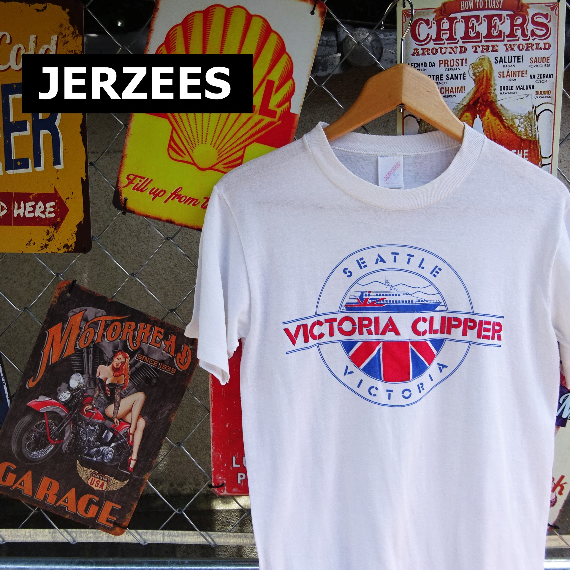 80s USA製 JERZEES ジャージーズ シングルステッチ Tシャツ