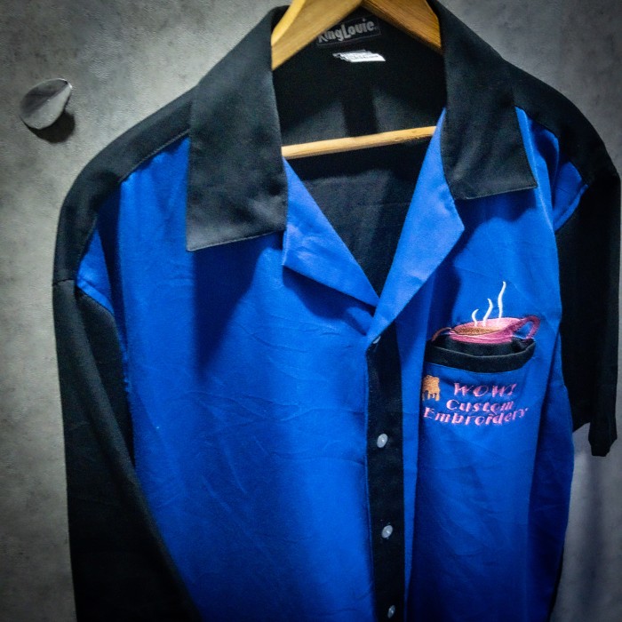 “十柱戯衣” HILTON open collar shirt with excellent embroidery　ボーリングシャツ | Vintage.City Vintage Shops, Vintage Fashion Trends