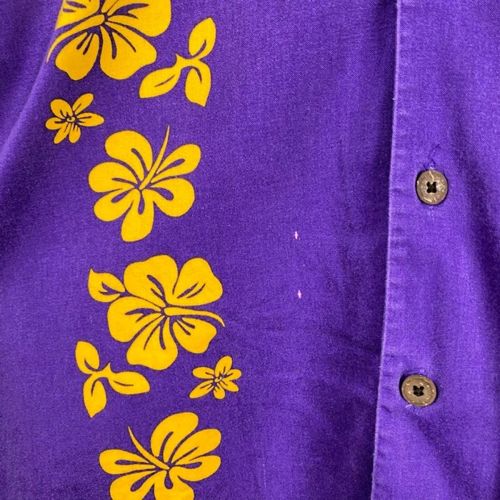 【ヴィンテージ】 総柄 ワンポイント刺繍 アニマル柄 くすみ 薄紫 レトロ