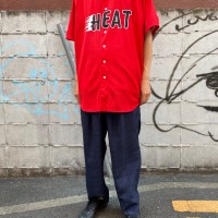 90’s “HEAT” S/S Baseball Shirt Made in USA | Vintage.City 古着屋、古着コーデ情報を発信