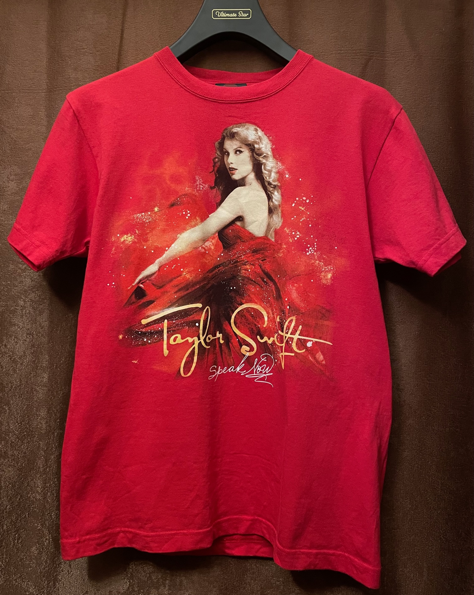 Taylor Swift Speak Now バンドTシャツ SHOOTボディ レッド Sサイズ