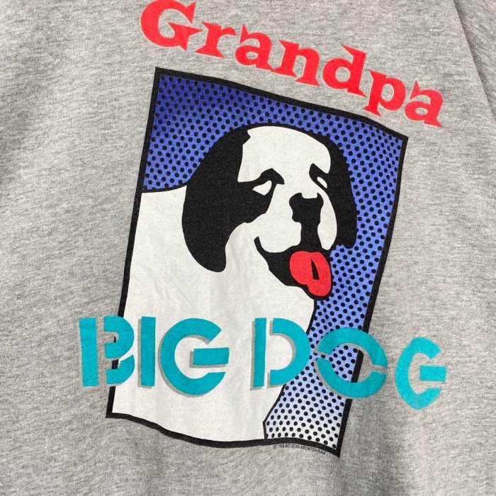 90s USA古着 BIGDOGS Tシャツ 犬 アニマル 可愛い グレー L | Vintage.City
