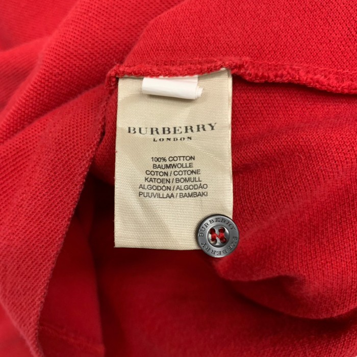 “Burberry” S/S One Point Polo Shirt No1 | Vintage.City 古着屋、古着コーデ情報を発信