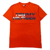 TOMMY HILFIGER USA製 ビッグサイズ ロゴプリントTシャツ S オレンジ コットン | Vintage.City 古着屋、古着コーデ情報を発信