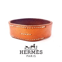 HERMES プールトゥール ブレスレット ブラウン レザー POUR TOUR フランス製 | Vintage.City 古着屋、古着コーデ情報を発信