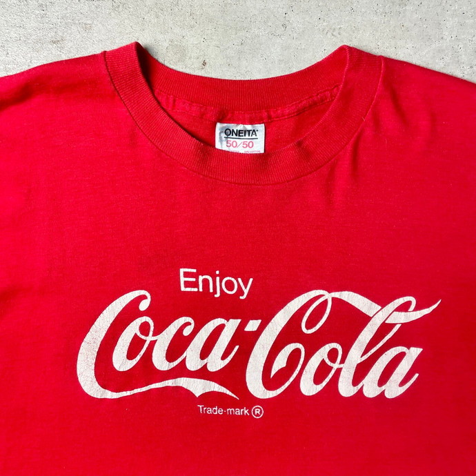 80～90年代 USA製 Coca-Cola コカ・コーラ 企業ロゴ アドバタイジング ...