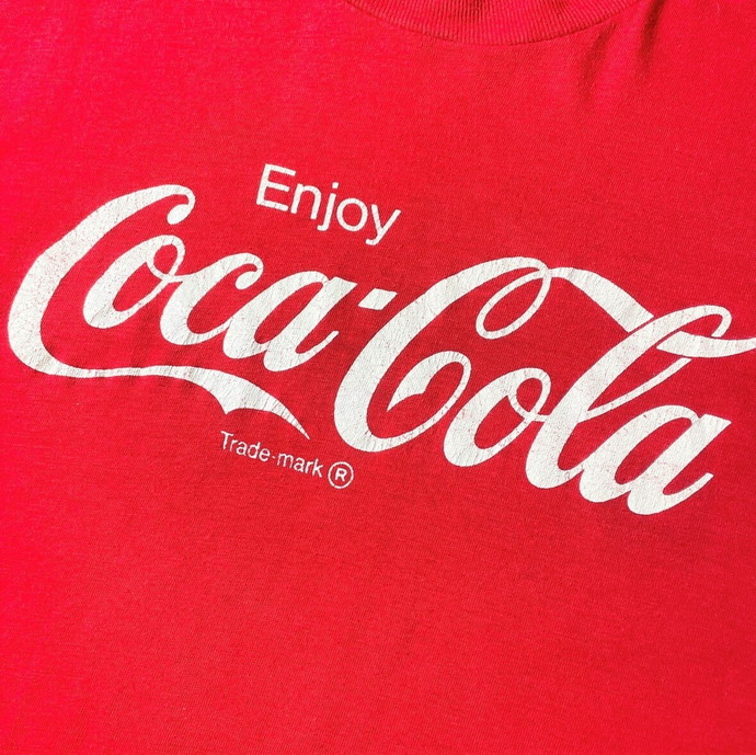 80～90年代 USA製 Coca-Cola コカ・コーラ 企業ロゴ アドバタイジング ...