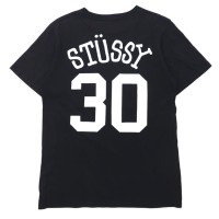 STUSSY × UNDEFEATED プリントTシャツ M ブラック コットン ナンバリング 両面プリント | Vintage.City 古着屋、古着コーデ情報を発信