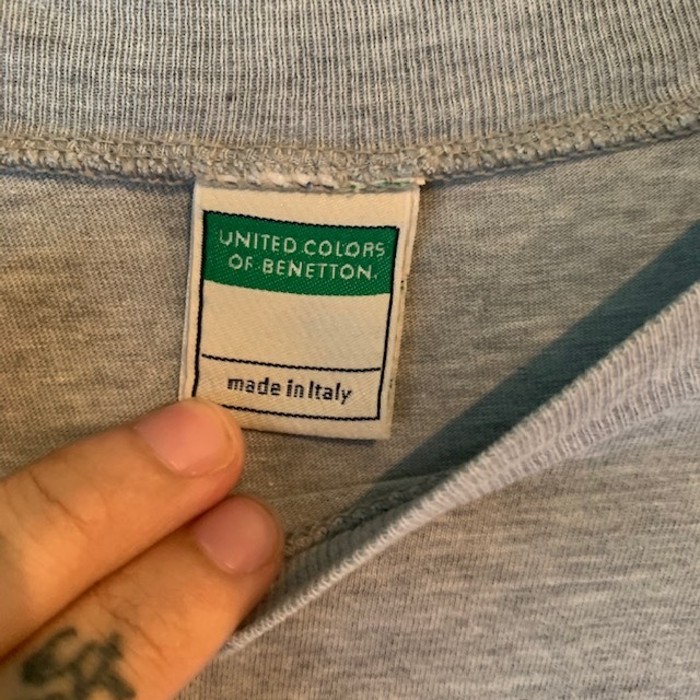 90s UNITED COLORS OF BENETTON ロゴTシャツ | Vintage.City 빈티지숍, 빈티지 코디 정보