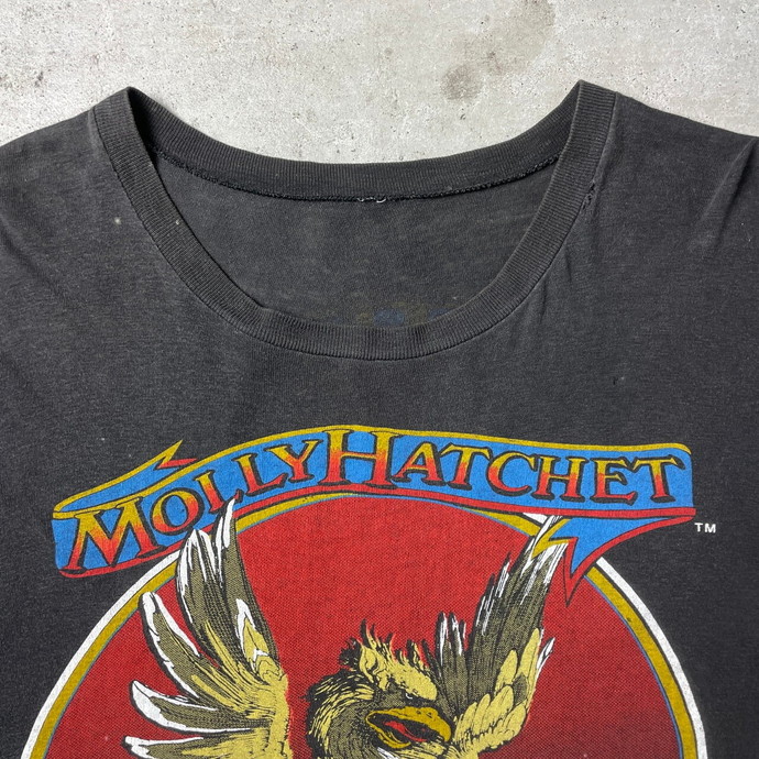 80年代 Molly Hatchet Take no prisoners バンドTシャツ メンズM-L相当-