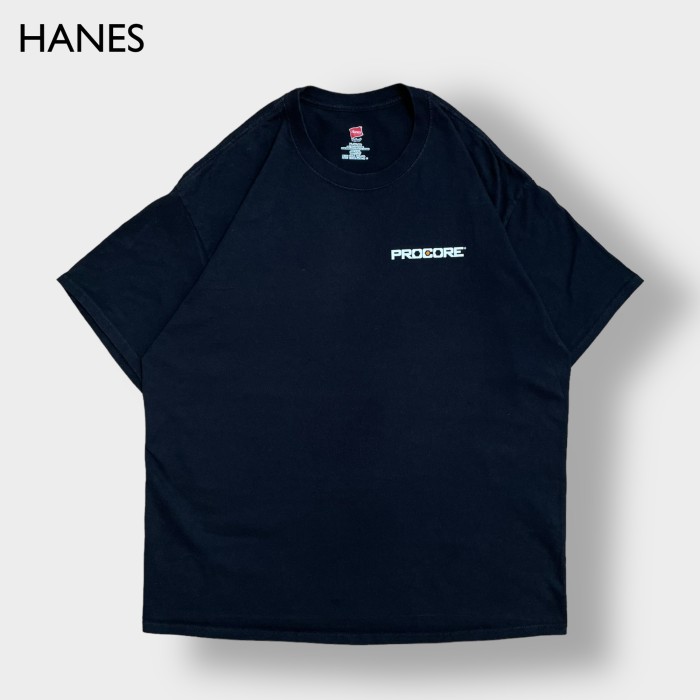 HANES】企業系 建築系 ソフトウェア PROCORE ワンポイントロゴ Tシャツ