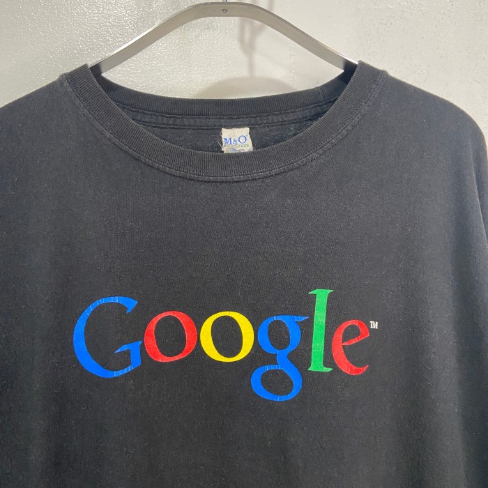 00s Google グーグルロゴプリントTシャツ 企業ロゴ ブラック XXL ...