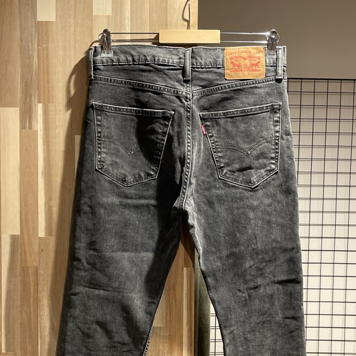 Levi's 522 リーバイス ブラックデニムパンツ W29 ブラックジーンズ ...