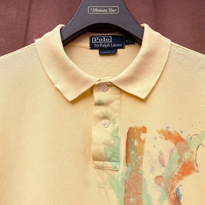Polo by Ralph Lauren ダメージ加工半袖鹿の子ポロシャツ イエロー Mサイズ | Vintage.City Vintage Shops, Vintage Fashion Trends