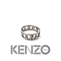 KENZO PARIS＂フラワーモチーフシルバーリング | Vintage.City