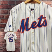 Majestic マジェスティック ニューヨークメッツ ベースボールシャツ ゲームシャツ MLB L | Vintage.City 古着屋、古着コーデ情報を発信