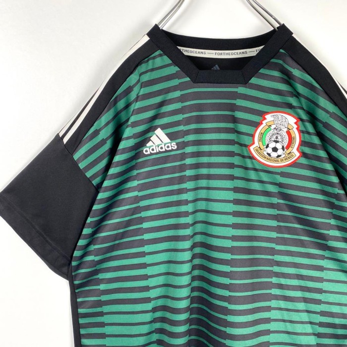 アディダス サッカー メキシコ代表 ユニフォーム Tシャツ ゲームシャツ L