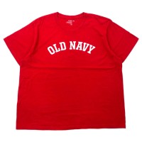 OLD NAVY Tシャツ XXL レッド コットン ビッグサイズ メキシコ製 | Vintage.City 古着屋、古着コーデ情報を発信