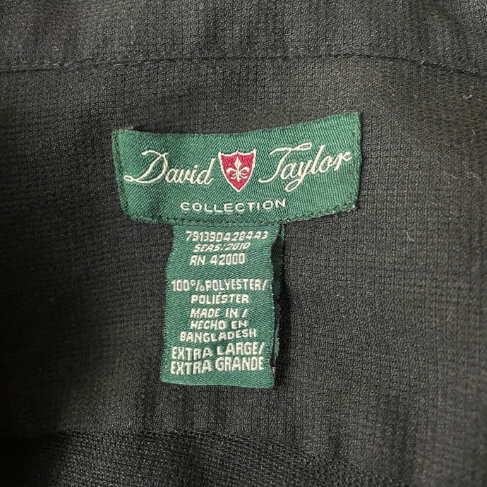 海外　90s　Vintage david taylor オープンカラーシャツ