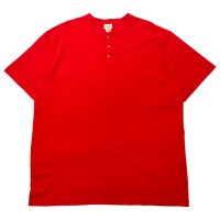 L.L.Bean ヘンリーネックTシャツ XXL レッド コットン ビッグサイズ | Vintage.City 古着屋、古着コーデ情報を発信