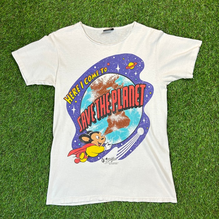 90s MIGHTY MOUSE T-Shirt / Made In USA Vintage ヴィンテージ 古着 ...