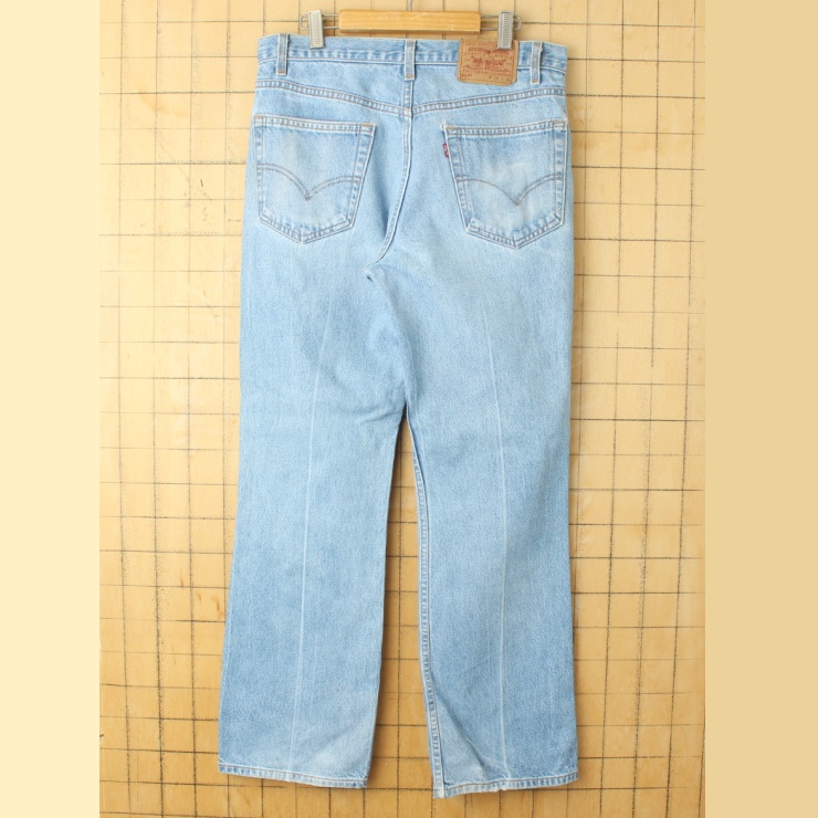 90s USA製 Levis リーバイス 517 ブーツカット ジーンズ ブルー デニム ...