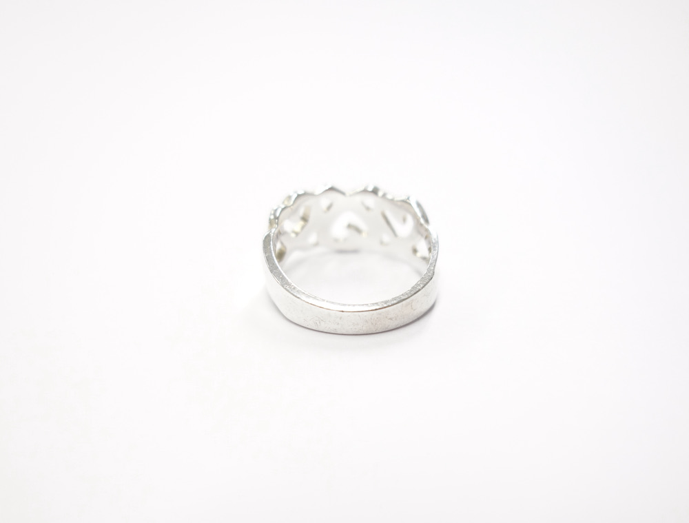 Tiffany u0026 Co ティファニー トリプルラビングハート リング 指輪 silver925 9号 #1 | Vintage.City
