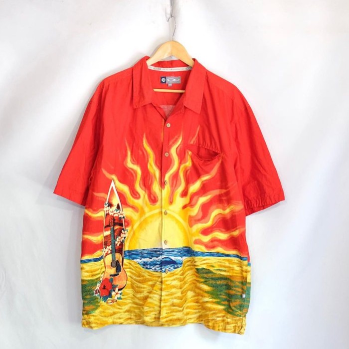 OceanPacificビンテージコットンアロハシャツ(アメリカ製)