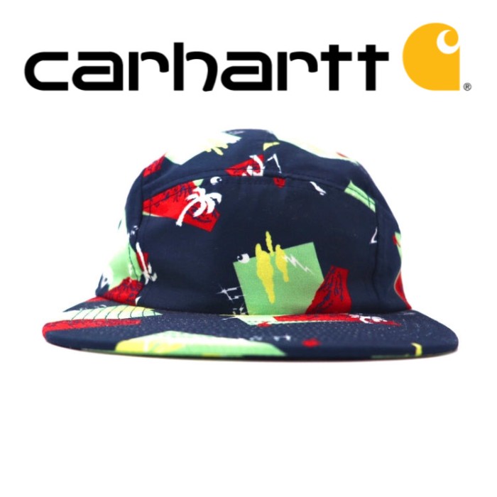 carhartt WIP ジェットキャップ FREE ネイビー 総柄 | Vintage.City Vintage Shops, Vintage Fashion Trends