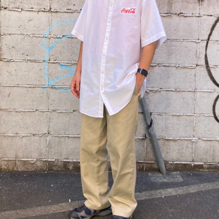 “Coca-Cola” S/S One Point Work Shirt | Vintage.City 古着屋、古着コーデ情報を発信