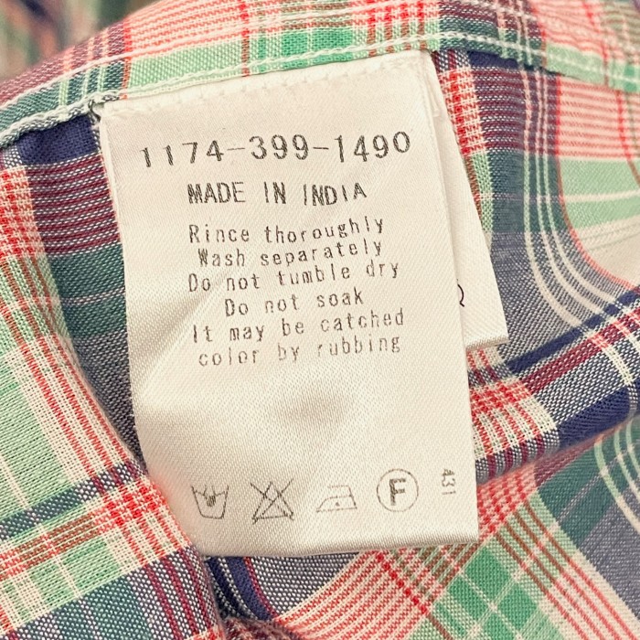 【UNITED ARROWS取り扱い】GANT RUGGER 半袖チェックシャツ マルチカラー Mサイズ | Vintage.City 빈티지숍, 빈티지 코디 정보