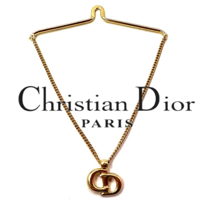 Christian Dior タイチェーン タイピン ゴールド CDロゴ オールド ...