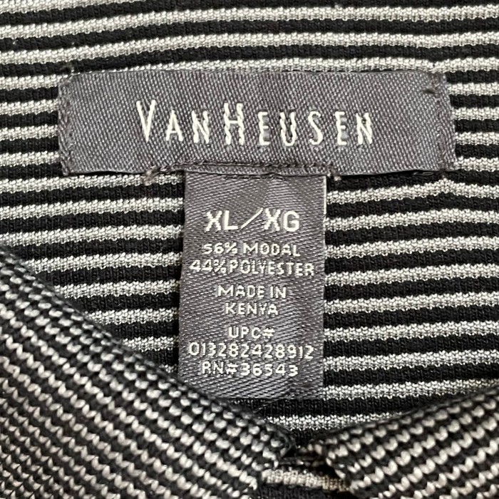 【VAN HEUSEN】XL ビッグサイズ ポロシャツ ボーダー柄 半袖 ヴァンヒューゼン US古着 | Vintage.City 古着屋、古着コーデ情報を発信
