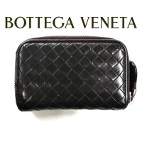 BOTTEGA VENETA イントレチャート コインケース ブラウン レザー 編み込み イタリア製 | Vintage.City 古着屋、古着コーデ情報を発信