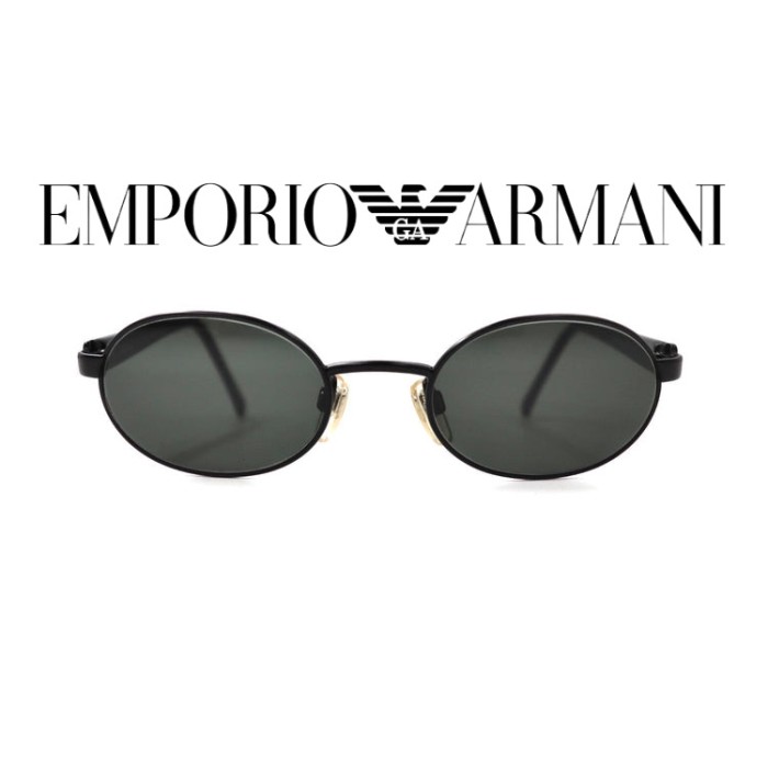 EMPORIO ARMANI サングラス ブラック 106-S 706 イタリア製 | Vintage.City