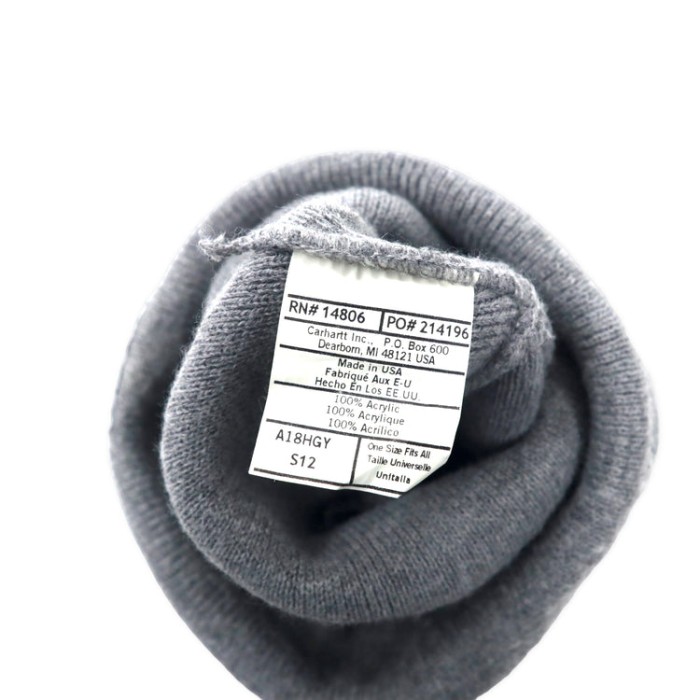 carhartt USA製 ビーニー ニット帽 ONE グレー アクリル | Vintage.City 古着屋、古着コーデ情報を発信