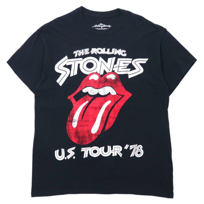 The Rolling Stones ローリングストーンズ バンドTシャツ LG ブラック ...