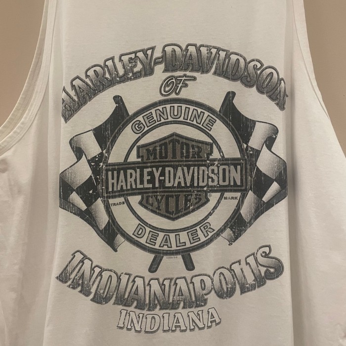 ハーレーダビッドソン HARLEY DAVIDSON タンクトップ メンズ ホワイト 海外輸入 | Vintage.City 古着屋、古着コーデ情報を発信