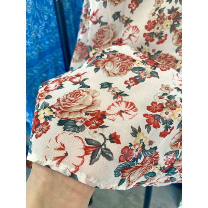 #937 Flower pattern tops 花柄 ノースリーブトップス | Vintage.City 빈티지숍, 빈티지 코디 정보