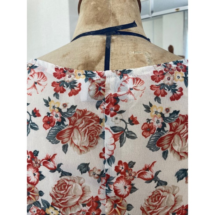 #937 Flower pattern tops 花柄 ノースリーブトップス | Vintage.City 古着屋、古着コーデ情報を発信
