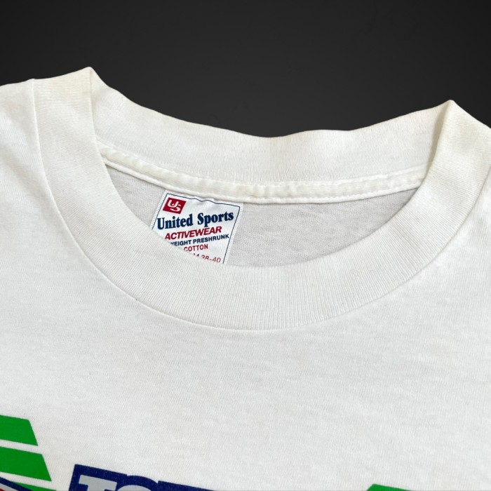 United Sports】90s USA製 Xリーグ プリント Tシャツ シングルステッチ
