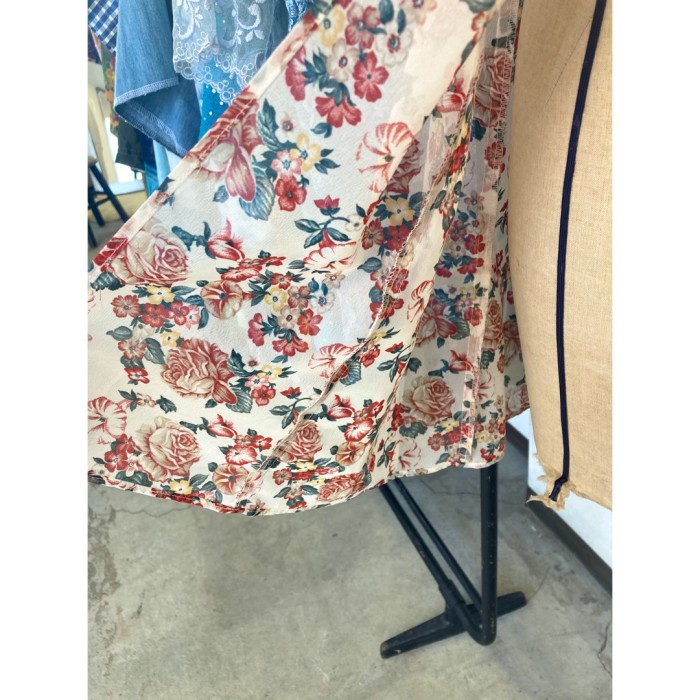 #937 Flower pattern tops 花柄 ノースリーブトップス | Vintage.City 古着屋、古着コーデ情報を発信