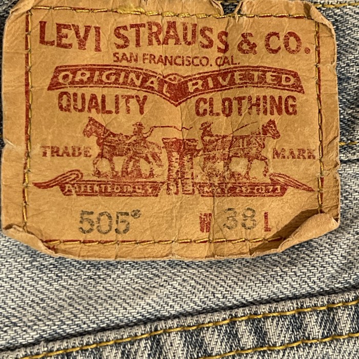 00s  Levi's 505 リーバイス　メキシコ製　ショートパンツ　W38 ハーフパンツ　デニム | Vintage.City 古着屋、古着コーデ情報を発信