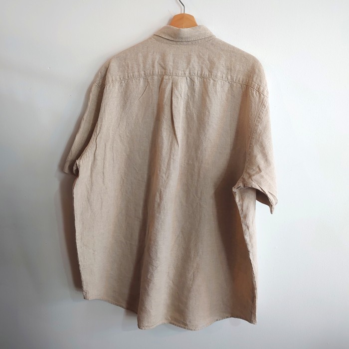 Eddie Bauer linen BD shirt | Vintage.City 古着屋、古着コーデ情報を発信