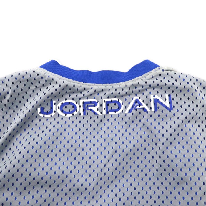 JORDAN BRAND ( NIKE ) リバーシブル ゲームシャツ バスケ タンクトップ XL ブルー グレー ポリエステル ナンバリング 23 エアジョーダン | Vintage.City 古着屋、古着コーデ情報を発信