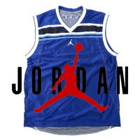 JORDAN BRAND ( NIKE ) リバーシブル ゲームシャツ バスケ タンクトップ XL ブルー グレー ポリエステル ナンバリング 23 エアジョーダン | Vintage.City 빈티지숍, 빈티지 코디 정보