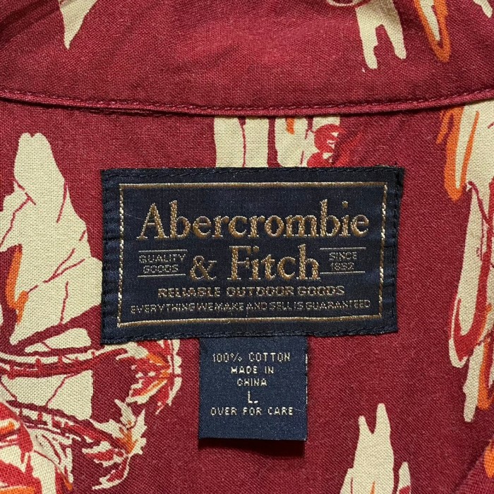 “Abercrombie & Fitch” S/S Hawaiian Shirt | Vintage.City 古着屋、古着コーデ情報を発信