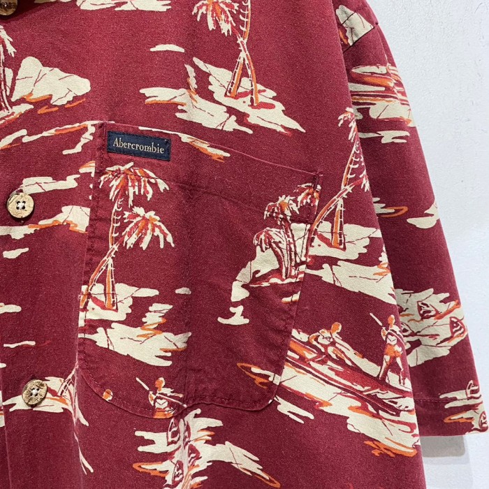 “Abercrombie & Fitch” S/S Hawaiian Shirt | Vintage.City 古着屋、古着コーデ情報を発信