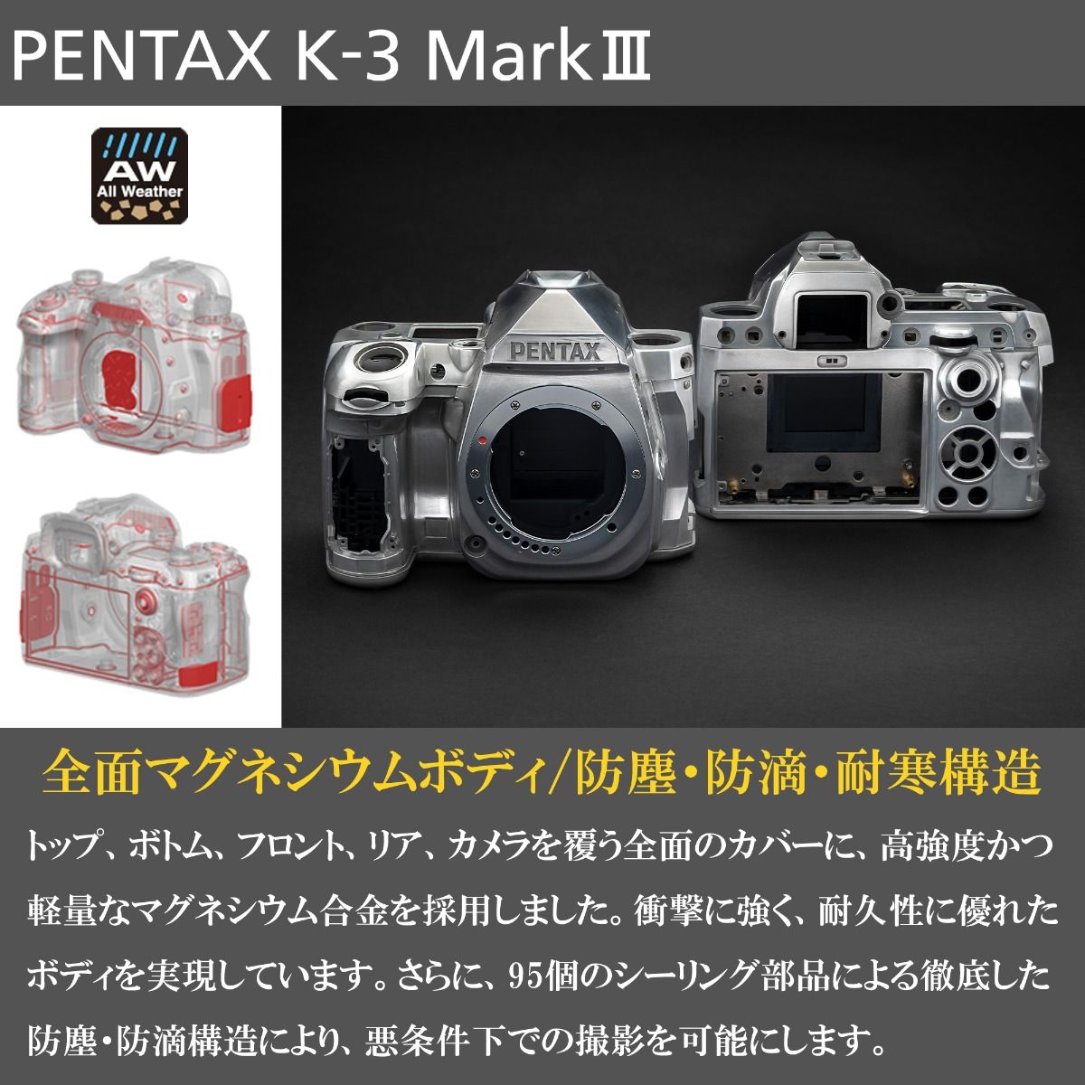 PENTAX K-3 Mark III ボディキット ブラック（ペンタックス デジタル